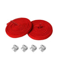 No Tie Shoe Laces Elastic Laces Sneakers 8MM Widened Flat Elastic Shoelaces Adult Quick Shoe Lace Rubber Bands for Shoes