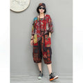 Chinese Style Women Summer Pant Northeast Floral - View 2 | SAMAG