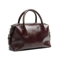 Genuine Leather Women's Bag Vintage Luxury Designer Boston Handbag Women Versatile Shoulder Bag Cowhide Female Crossbody Bags