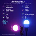 NEEWER RGB Softbox Lighting Kit With App Control & 9 Effect Modes, 2 Pack 26W FCC/IC/UL Certified LED Bulbs CRI93+ TLCI98+,