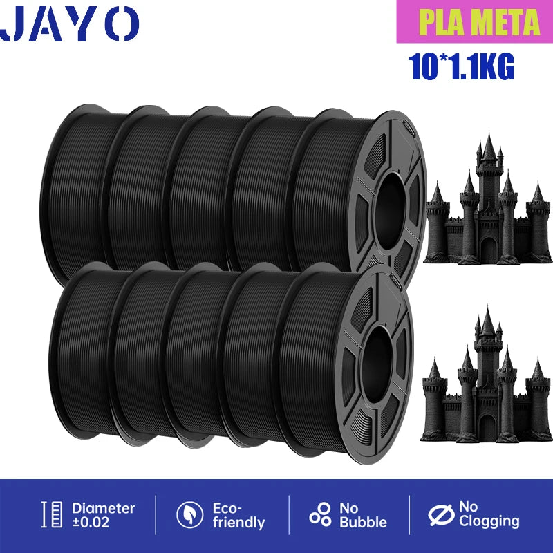 JAYO pla plus petg High speed matte PETG APLA 10Rolls  filament 175mm no bubbles smooth multiple colors optional for 3D printing