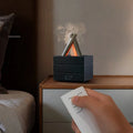 280ml Flame Aroma Diffuser USB Air Humidifier Colorful Atmosphere Light and Remote Control Bonfire Essential Oil Aroma Diffuser