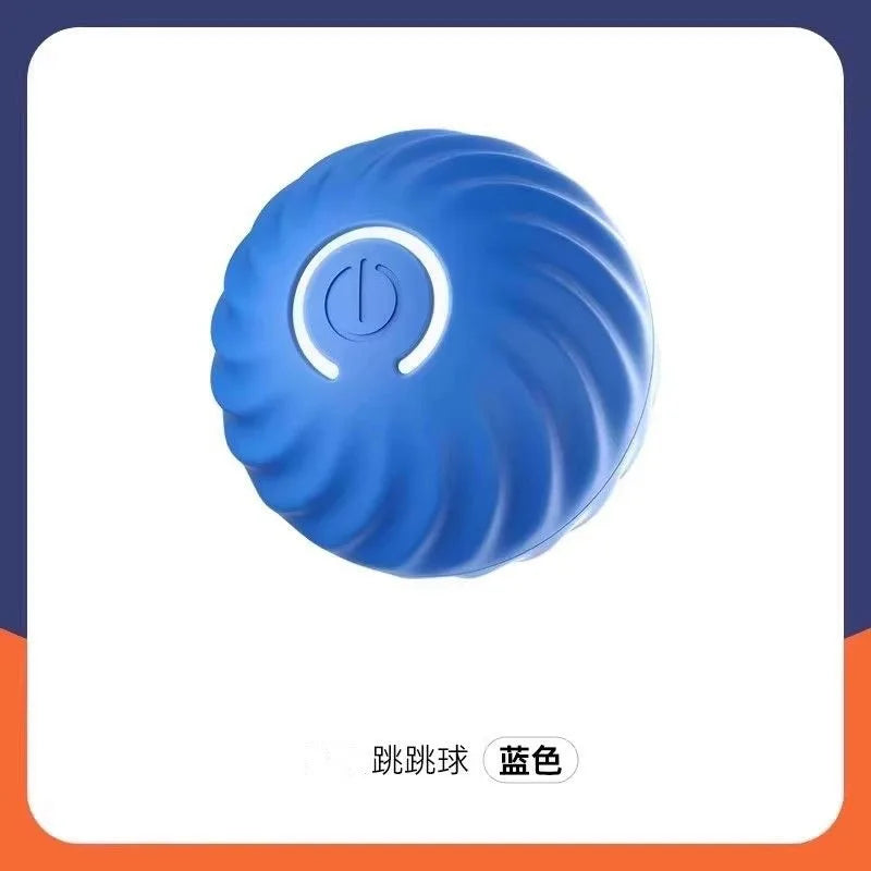 Smart Rolling Ball Cat Toy Interactive Self Play Bite Resistant Pet Toys for Cats Entertainment Boredom Relief Pet Supplies Cat
