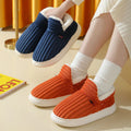 Shevalues Fashion Fur Slippers For Women Men Winter Warm ankles Cozy Furry Slides Home Indoor Soft Sole Plush Slides Cotton Shoe