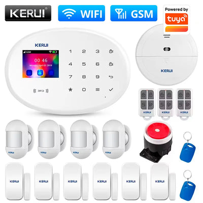 KERUI Home Security Protection WIFI GSM Alarm System Kit | SAMAG