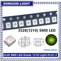 100pcs/lot 3528 1210 Diode SMD LED Diodes Kit Green RED WARM White ICE Blue Yellow Pink Purple-UV Orange rgb PLCC-2 High Quality