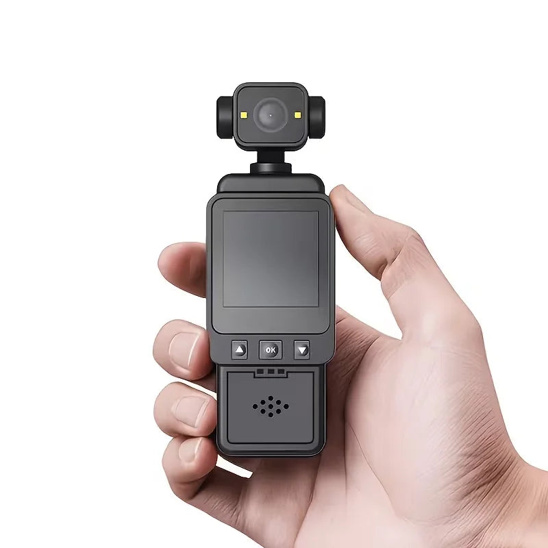 2K HD Action Camera, One-Button & Loop Recording, Portable Cam for Outdoor Sports Travel Daily Vlog