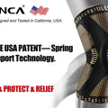 NEENCA Copper Knee Brace Knee Support with Patella Gel Pad &Side Stabilizers for Knee Pain Sport Arthritis ACL Joint Pain Relief