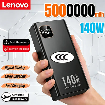 Lenovo 140W 500000mAh Ultra Capacity Power Bank | SAMAG