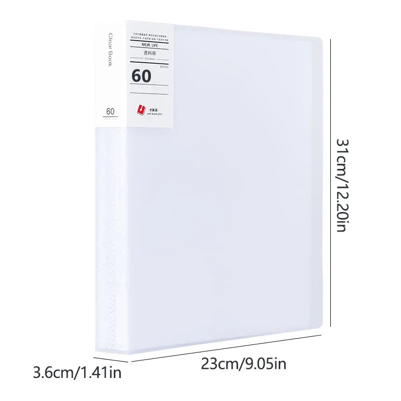 A4 Semi Transparent PP Brochure, Multiple Page Sizes To Choose From, Classified Insert Folder, Conference Document Organization,