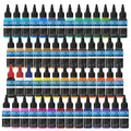 54 Colors Tattoo Ink Pigment for Body Art Tattoo Pigment Professional Beauty Paints Makeup Tattoo Supplies Semi-permanent 30ML