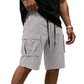 Men Multi-color Cargo Shorts Summer Loose Drawstring | SAMAG