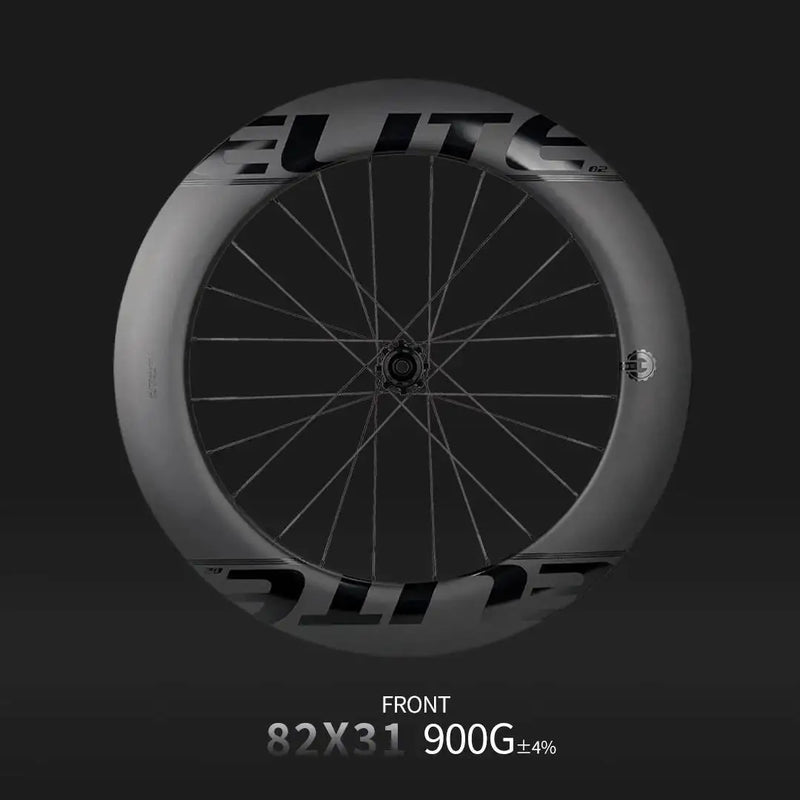 ELITEWHEELS 700C Carbon Disc Wheel AERO Shape UD Matte Wide Wheels Clincher Tubular Tubuless Triathlon bike TT-Wing