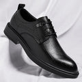 Men's leather shoes, autumn business formal leather shoes, casual British dress shoes