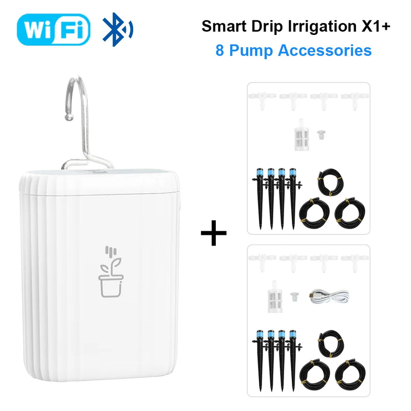 WiFi Intelligent Watering Device Timed Automatic Drip Irrigation System Remote APP Control Auto Watering for Indoor Plants