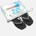 Trendin Mode Women's Beach Flip Flops Non-Slip Sole, Lightweight & Comfortable Slippers Summer Sandals
