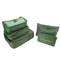 1/6pcsTravel Storage Bag Set for Clothes Tidy Organizer Wardrobe Suitcase Pouch Travel Organizer Bag Case Shoes Packing Cube Bag