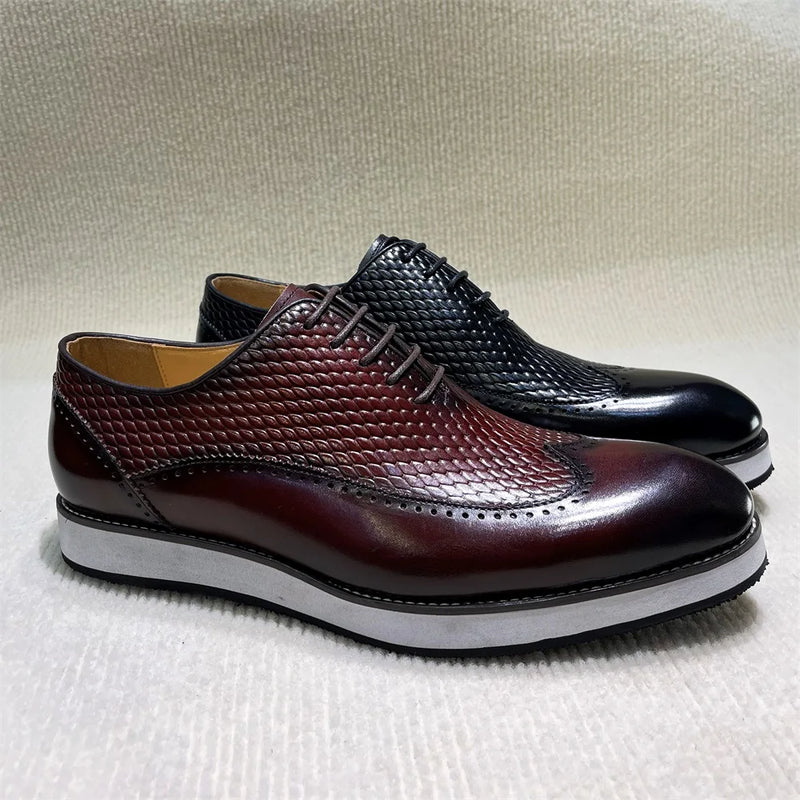 Men's Genuine Leather Loafers Slip-on Casual Shoes Handmade Comfortable Flat Sneakers for Daily Office Outdoor Street Wear