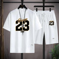 The summer new men's set features street fashion casual comfort softness breathability and 3D digital - View 5 | SAMAG