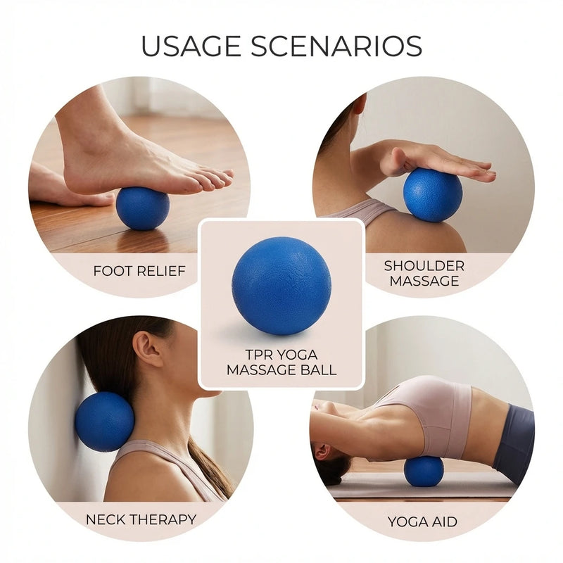 TPR Yoga Massage Ball Macaron Colors for Foot Shoulder - View 2 | SAMAG