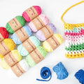 E8BD 6 Rolls Handmade Fabric Strip DIY T - shirt Yarn Knitting for Crocheting and Crafting for Hand Bag - View 5 | SAMAG