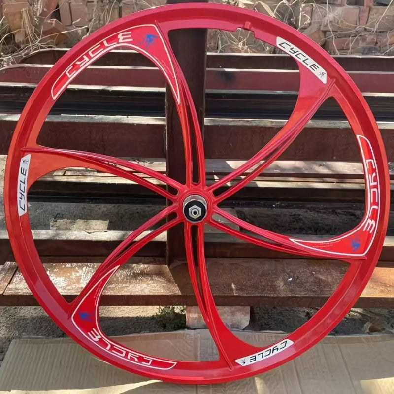 24/26 inch bicycle wheel hub magnesium alloy material integrated wheel hub disc brake maximum tire width 2.35