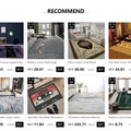 Modern Luxury Rugs Living Room Decoration Home Large Carpet for Bedroom Children's Room Decor Floor Mats Green Porch Doormat