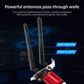 Fenvi Dual Band WiFi 6 AX900 Bluetooth 5.4 PCI - Express Wireless Adapter 8cm Low Bracke Network Card for - Visuel 5 | SAMAG