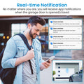 LoraTap Tuya Smart Life AC DC Garage Door Wireless Sensor Opener Controller USB Charger Remote Control by Google Home Alexa