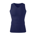 Men's V Neck Shapewear Compression Sleeveless Vest Breathable Slim Fit Undershirt for Running Fitness Daily Casual Summer Wear