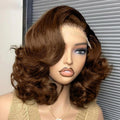 Vietnamese Super Double Drawn Human Hair Wig 13x4 Lace Front Wigs Vietnamese Raw Hair Wigs Loose Body Wave Full Thick End Wigs