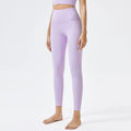 Summer new double-sided woolen nude fitness pants no embarrassing line women's sportswear buttocks lifting high waist yoga pants