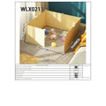 Small Pet Enclosure, Dog Maternity Isolation Pen, Indoor Small Pet Protective Fence, Diy-Assembled Dog House