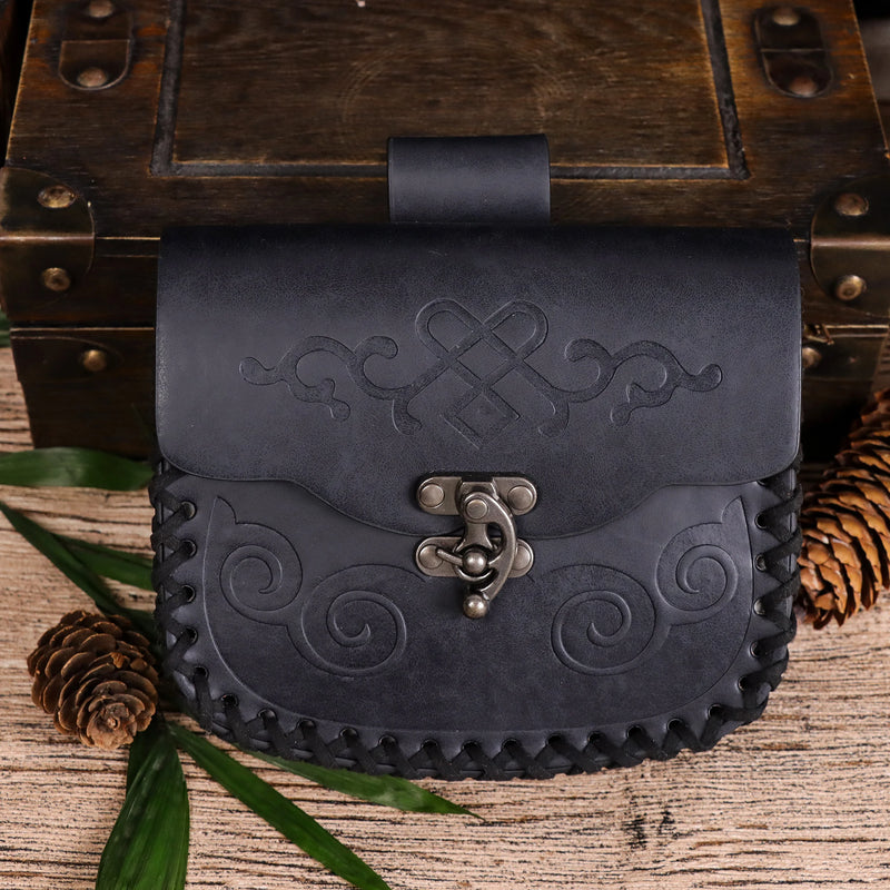 Light brown vintage costume accessories belt bag unisex bag belt Halloween role play accessories