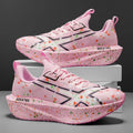 Men's Breathable Road Running Shoes - Shock-Absorbing and Wear-Resistant Soles, Eva Cushioning Pads, Lightweight Low-Top Sneakers with Striped Design, Suitable for Gym, Jogging and Everyday Wear, Stylish Sporty Style, with Ev