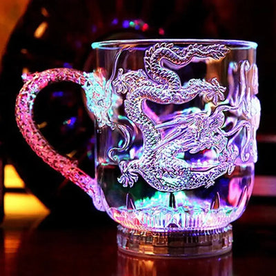 LED Flash Magic Color Changing Dragon Cup Water Activated | SAMAG