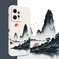 Sunset Red Phone Case For Xiaomi Redmi Note 13 12 12S 11 11S 10 10T 10S 9 9S 8 7 Pro Plus 4G 5G Liquid Silicone Cover