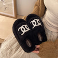 2026 Fashion Indoor Casual Non Slip Warm Women's Cotton Slippers Winter New Trendy Plush Comfort Soft Sole Shoes for Women