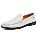 Genuine Leather Men Footwear Slip on Office Man Formal Shoes Wedding Party Men Dress Shoes Breath Driving Lazy Loafers Moccasins