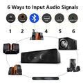 110W Home Desktop Bluetooth Amplifier All-in-One  HiFi Sound Quality Super Bass Wooden Subwoofer for Homes Theater & TV Soundbar