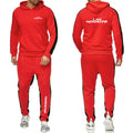 Spring Autumn Men I Am Hardstyle Logo Print Fashion Hooded Pullover Tracksuit+Leisure Drawstring Sweatpants - View 10 | SAMAG