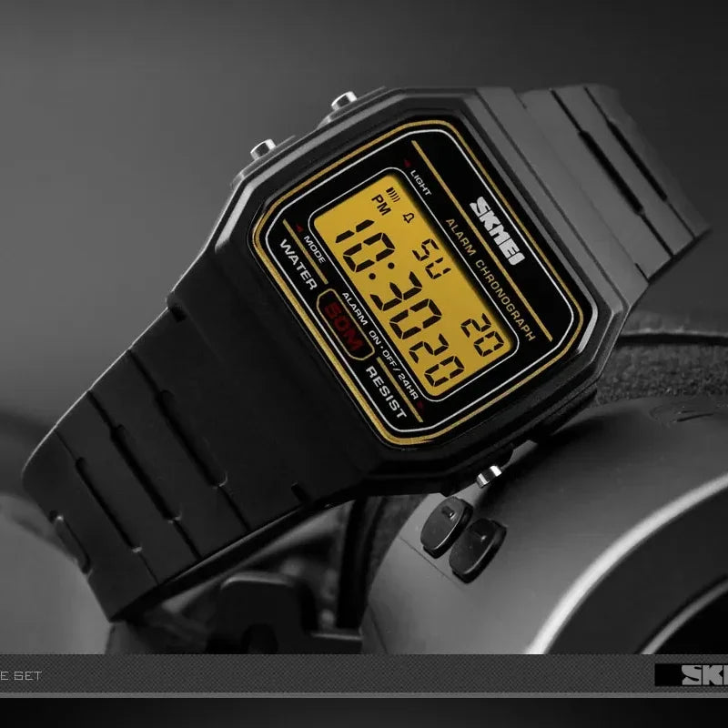 SKMEI 1412 Luxury Digital Watch for Women Waterproof Sport Girl Date Week Female Wristwatches Women Clock Relogio Feminino 1419