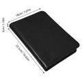 Zipper Document Folder A5 Business Portfolio Binder Organizer Office Portfolio Business Folder Multi Functional Organizer