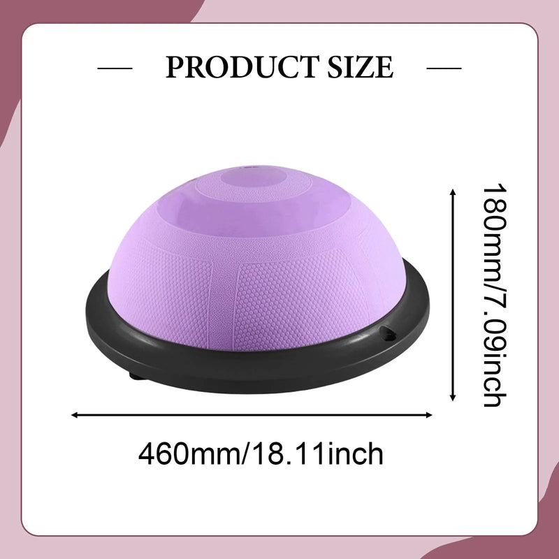 Balance Ball Semicircle Ball Yoga Fitness Ball Pilates Foot Hemisphere Support Pilates Yoga Exercise Equipment