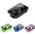 C Key Portable Mini Mirror Clip MP3 Player Music Media Support Micro SD TF Card Fashion HIFI MP3 For Outdoor Sports Music Player