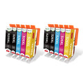 525 526 XL Ink Cartridge For Canon PGI 525XL CLI 526XL Compatible PIXMA IP4850 IP4950 IX6550 MG5150 MG5250 MG5350 Printer