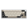 ATTACK SHARK X66 Bluetooth Wireless Wired Mechanical Keyboard RGB Gasket Hot Swappable Knob Side Printed PBT Keycaps for Gaming