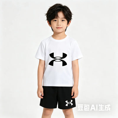 2 - 13Y Kids Spring & Autumn Casual Cartoon & Letter Print | SAMAG