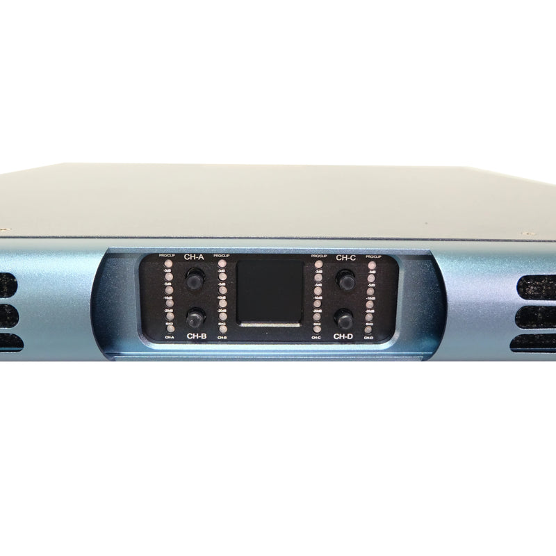 DA32K4 4-Channel Class D Digital Power Amplifier 4x3200W/4x5200W/4x6700W 1U Professional Audio Amp 2Ω Stable for Stage DJ