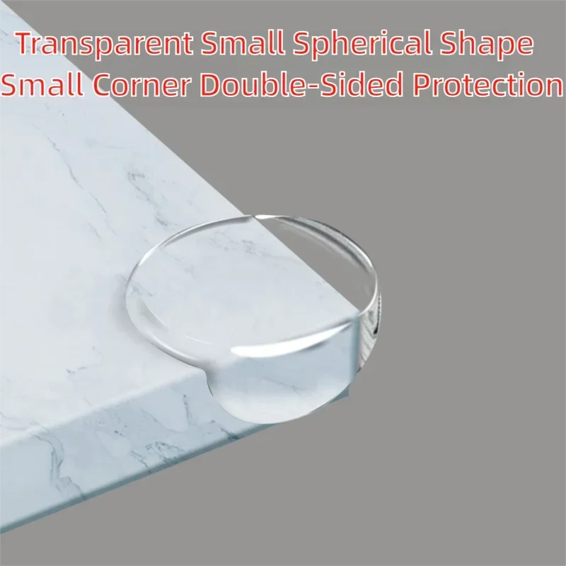 Transparent Table & Cabinet Corner Protectors - Anti-Collision Pads for Windows & Furniture Edges